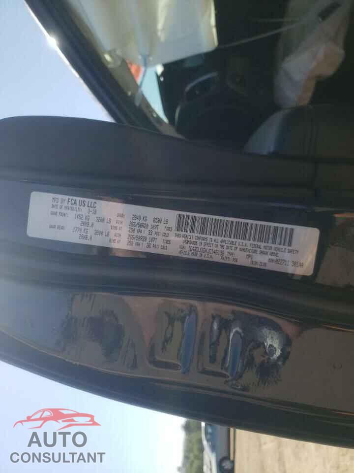 DODGE DURANGO 2018 - 1C4RDJDGXJC146138