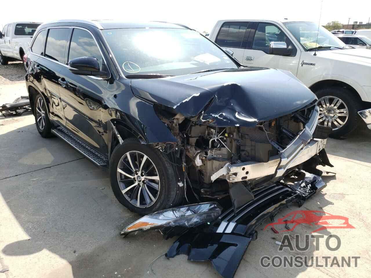 TOYOTA HIGHLANDER 2018 - 5TDJZRFH0JS839107
