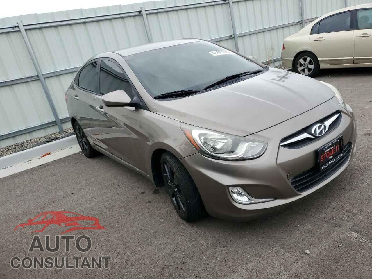 HYUNDAI ACCENT 2012 - KMHCU4AE3CU036728