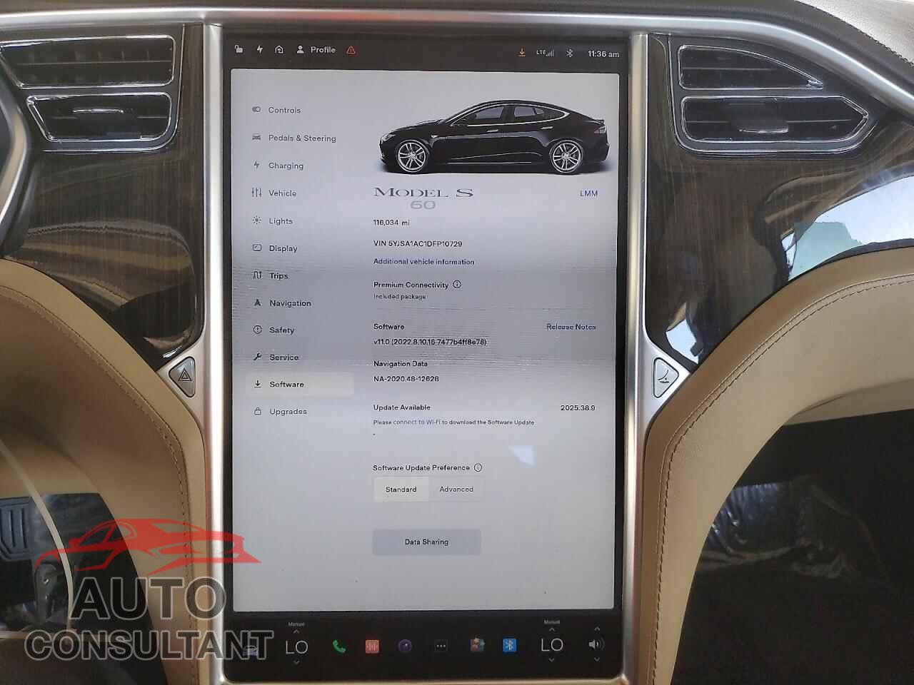 TESLA MODEL S 2013 - 5YJSA1AC1DFP10729