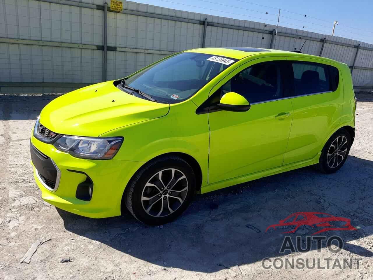 CHEVROLET SONIC 2019 - 1G1JD6SB5K4113523