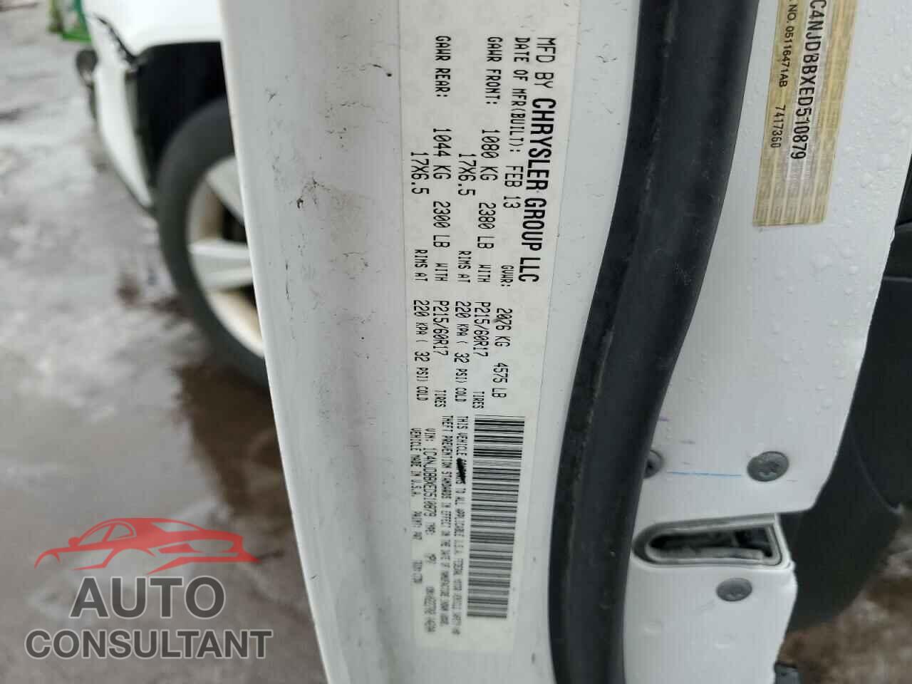 JEEP COMPASS 2014 - 1C4NJDBBXED510879