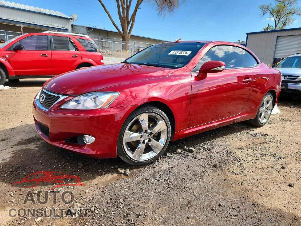 LEXUS IS 2010 - JTHFF2C21A2507379
