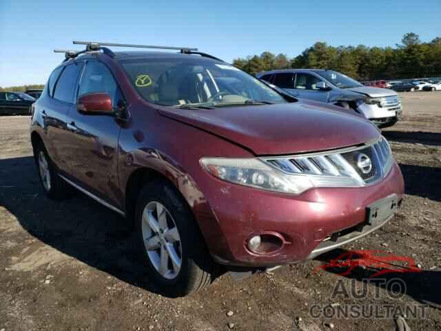 NISSAN MURANO 2010 - JN8AZ1MW4AW129764