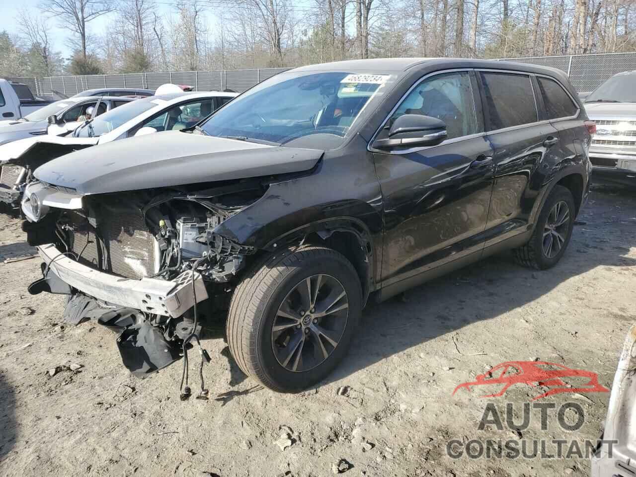 TOYOTA HIGHLANDER 2019 - 5TDZARFH8KS054913