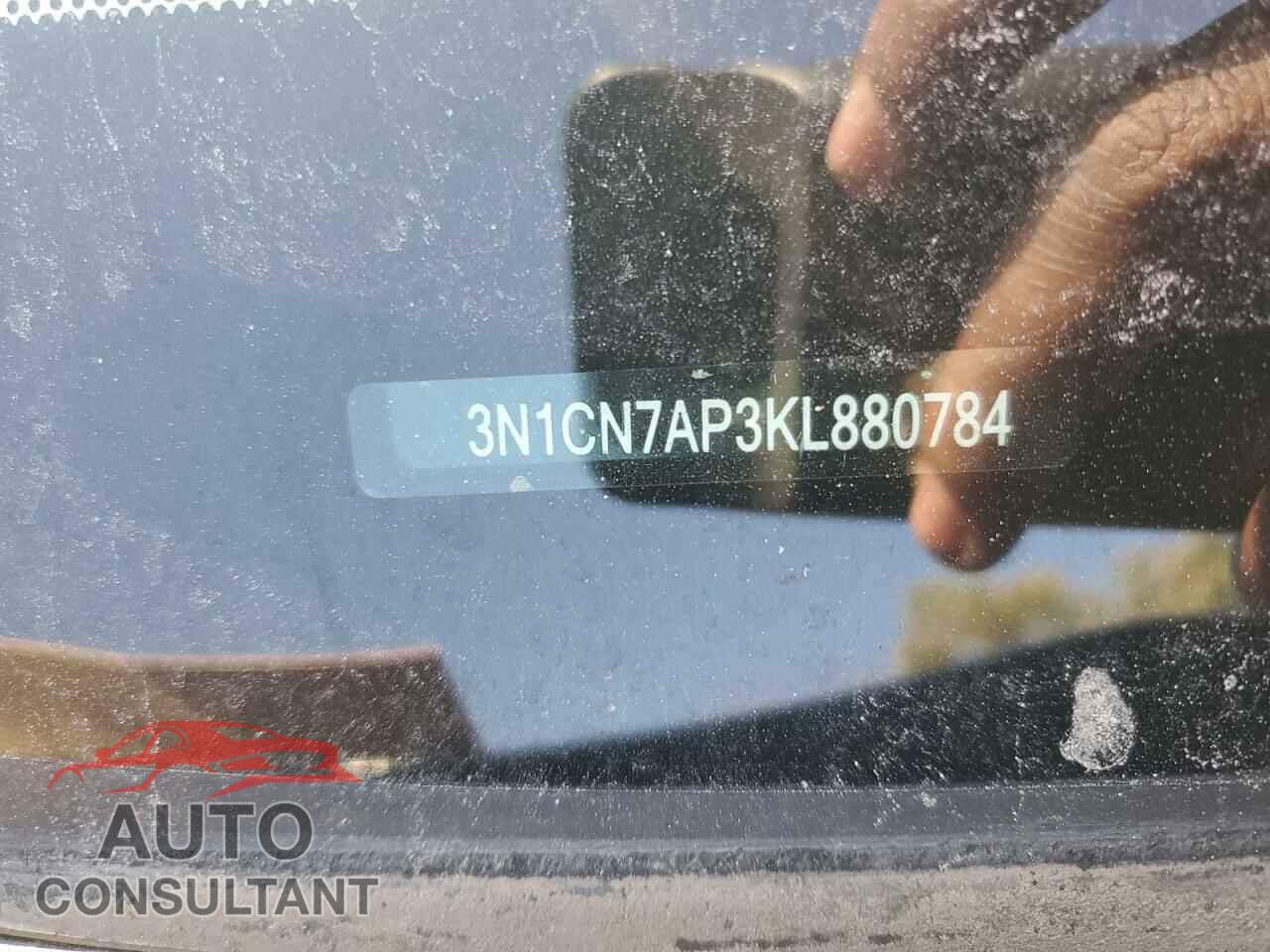 NISSAN VERSA 2019 - 3N1CN7AP3KL880784