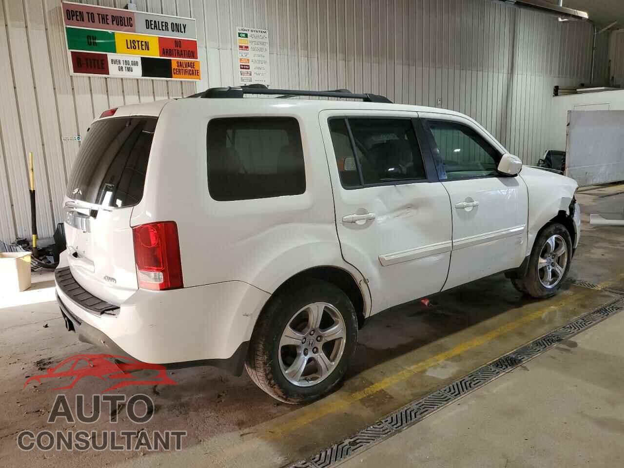 HONDA PILOT 2013 - 5FNYF4H59DB080608