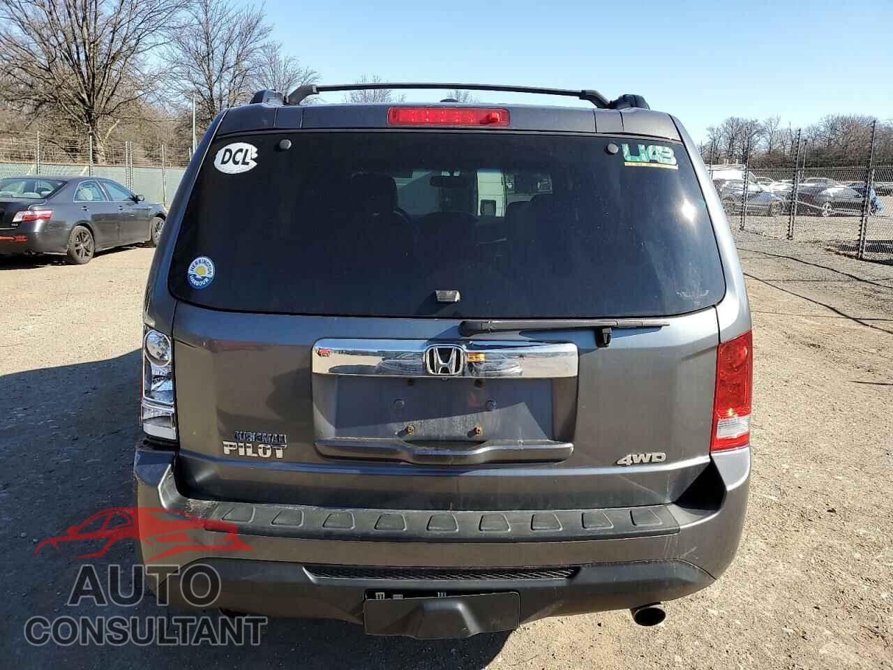 HONDA PILOT 2012 - 5FNYF4H76CB028501
