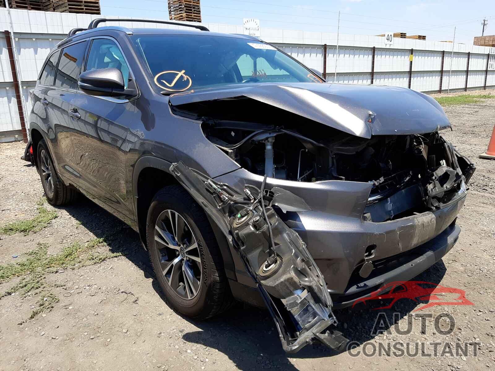 TOYOTA HIGHLANDER 2016 - 5TDKKRFH1GS505962