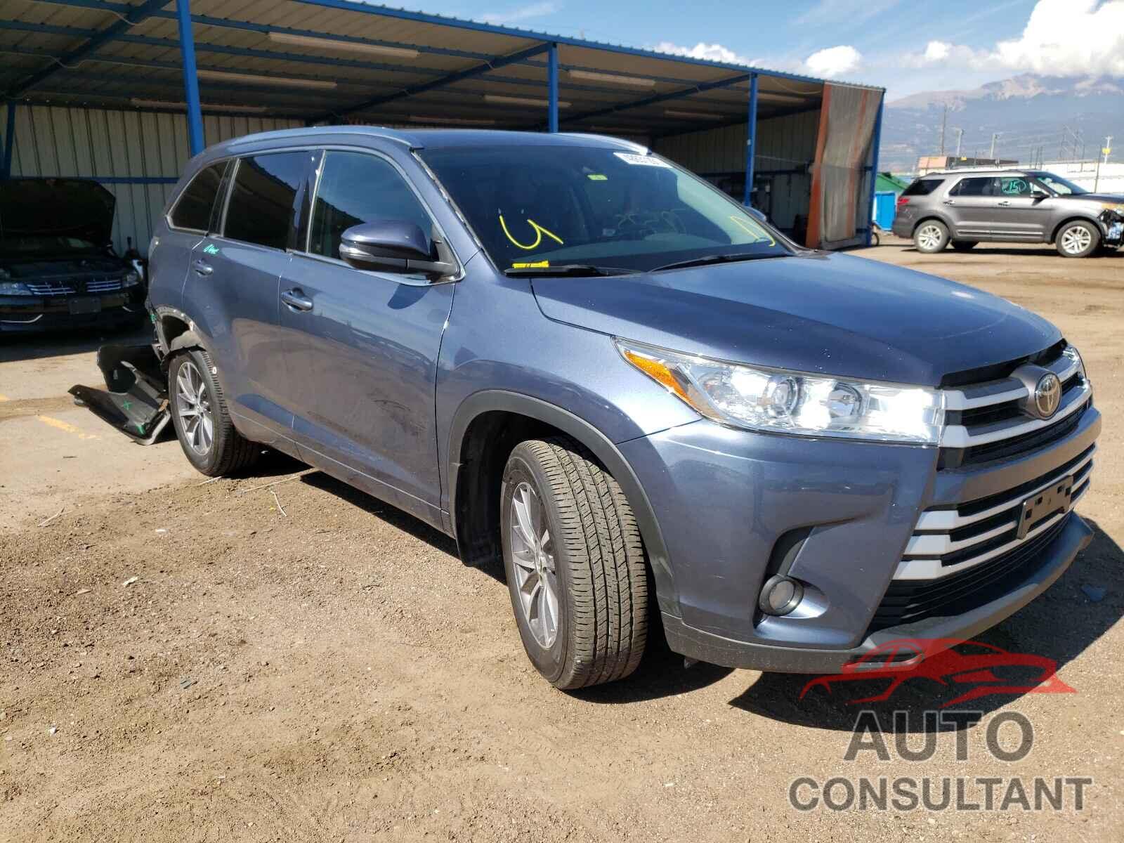 TOYOTA HIGHLANDER 2017 - 5TDJZRFH1HS435498