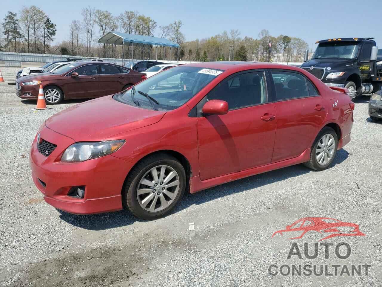 TOYOTA COROLLA 2009 - 2T1BU40E99C095354