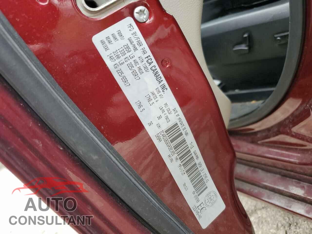 DODGE CARAVAN 2016 - 2C4RDGBG6GR391055
