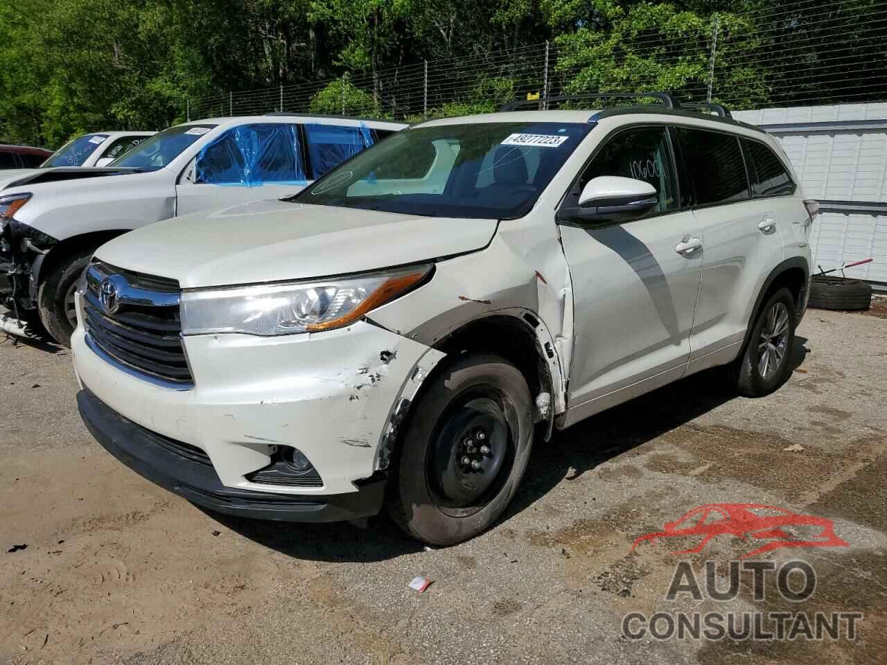 TOYOTA HIGHLANDER 2015 - 5TDKKRFH9FS108207
