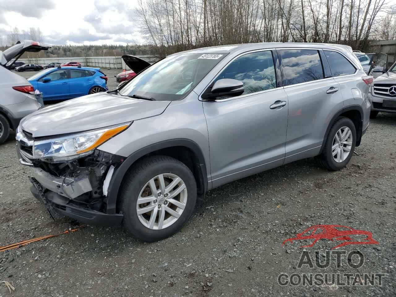 TOYOTA HIGHLANDER 2014 - 5TDBKRFH5ES019510