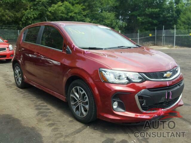 CHEVROLET SONIC 2017 - 1G1JD6SBXH4155081