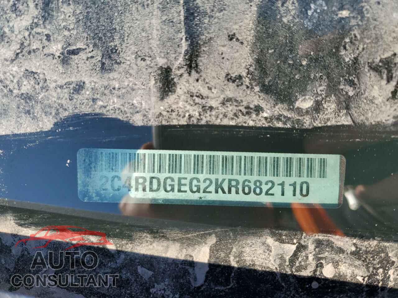 DODGE CARAVAN 2019 - 2C4RDGEG2KR682110
