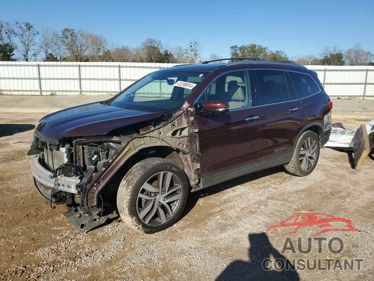 HONDA PILOT 2017 - 5FNYF5H91HB004542