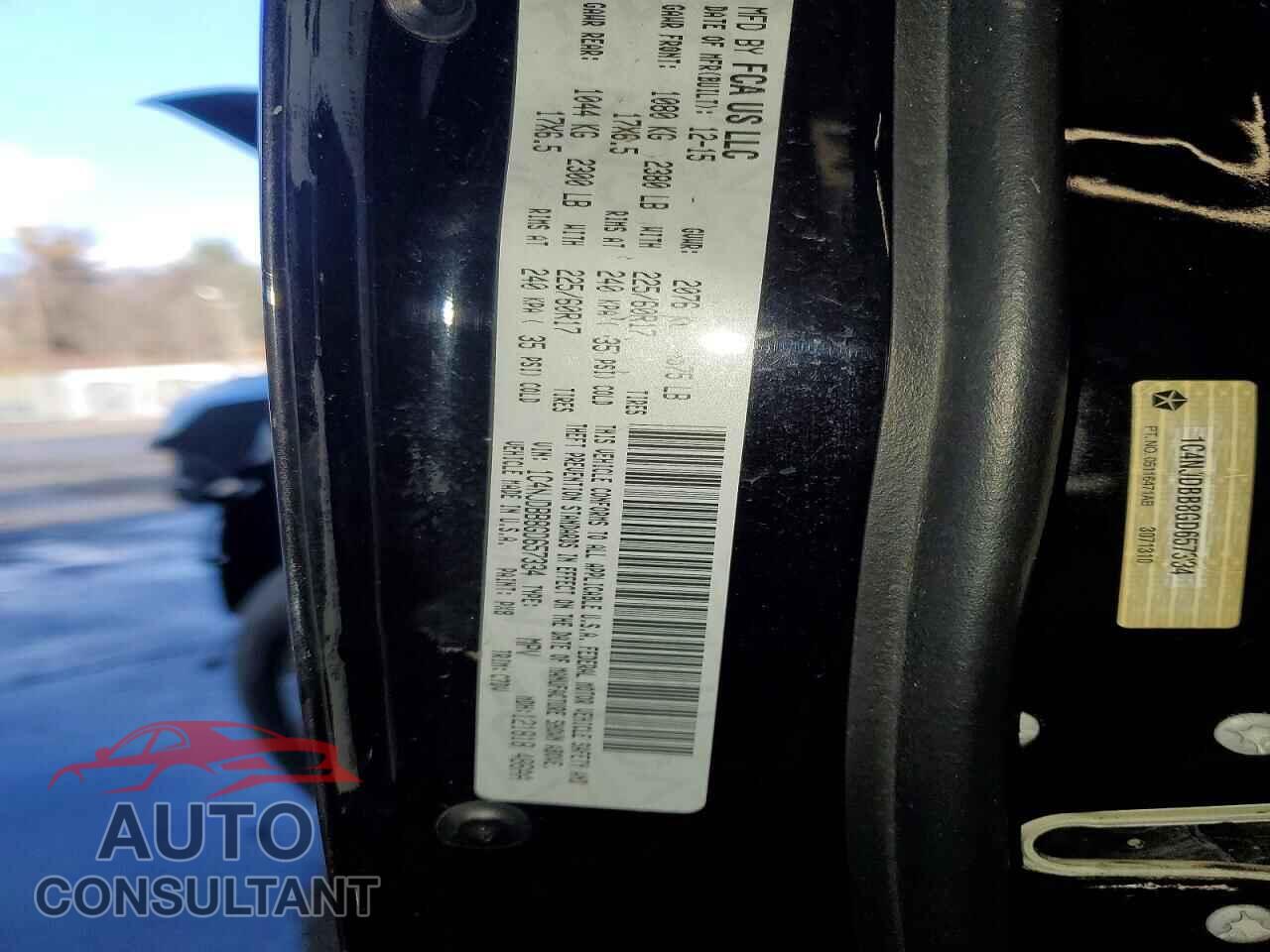 JEEP COMPASS 2016 - 1C4NJDBB8GD657334
