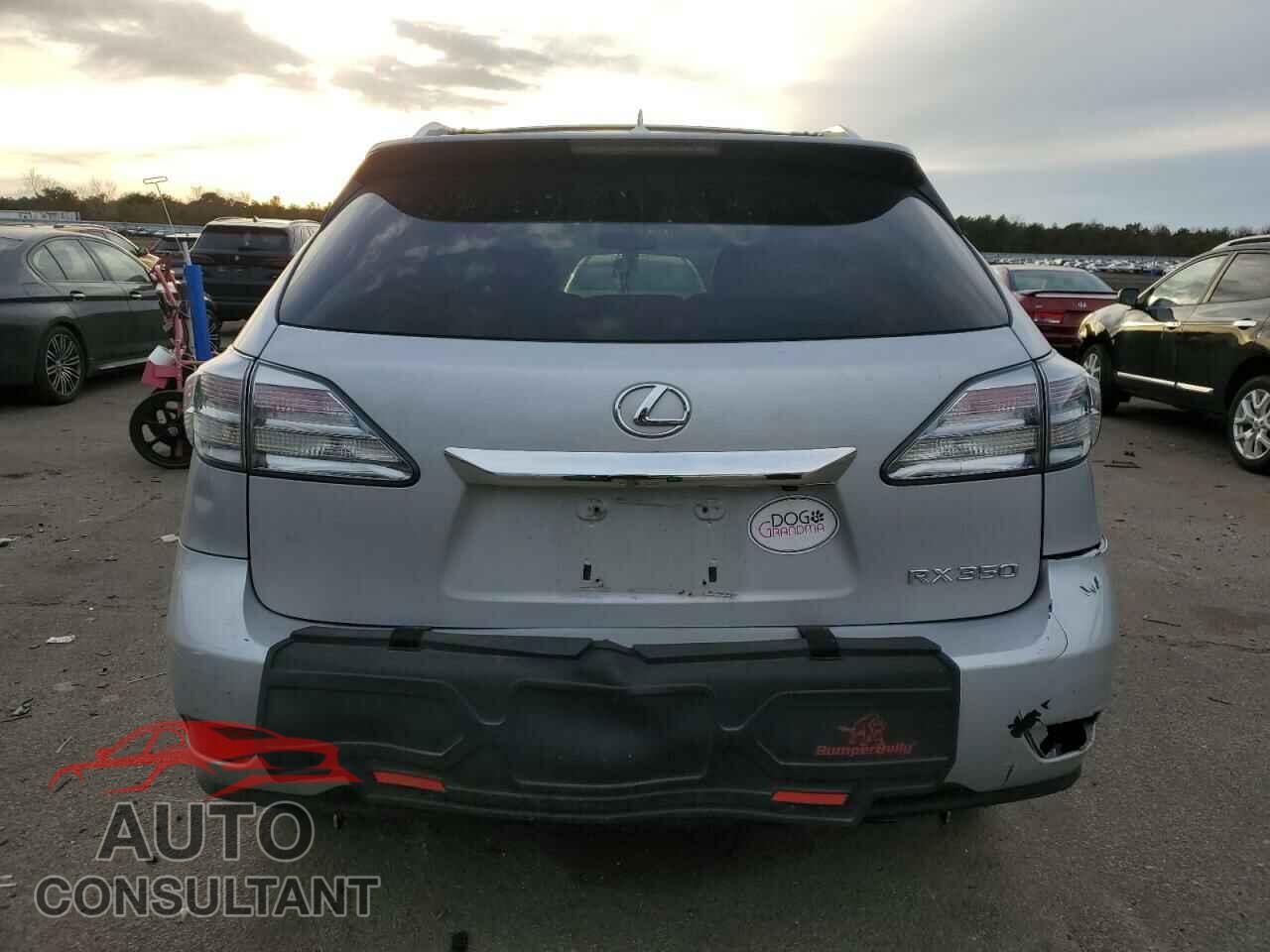 LEXUS RX350 2012 - 2T2BK1BA8CC131276