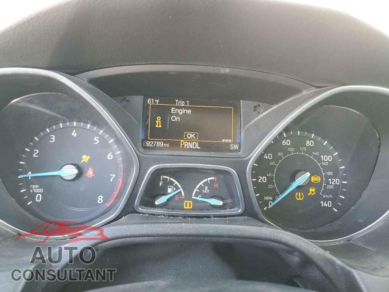 FORD FOCUS 2017 - 1FADP3F29HL300093