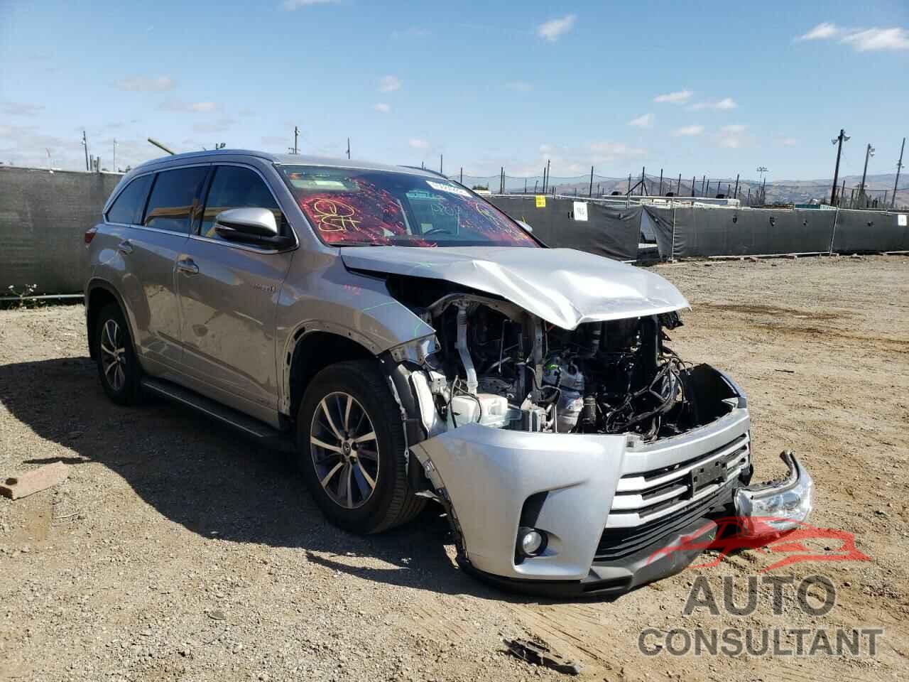 TOYOTA HIGHLANDER 2017 - 5TDJGRFH4HS035036