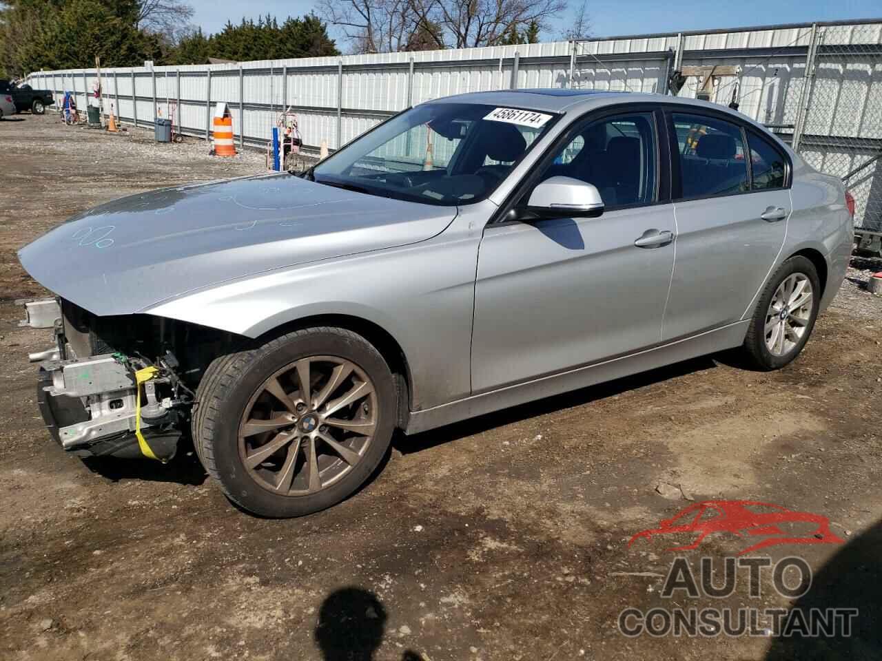 BMW 3 SERIES 2017 - WBA8E1G58HNU13937