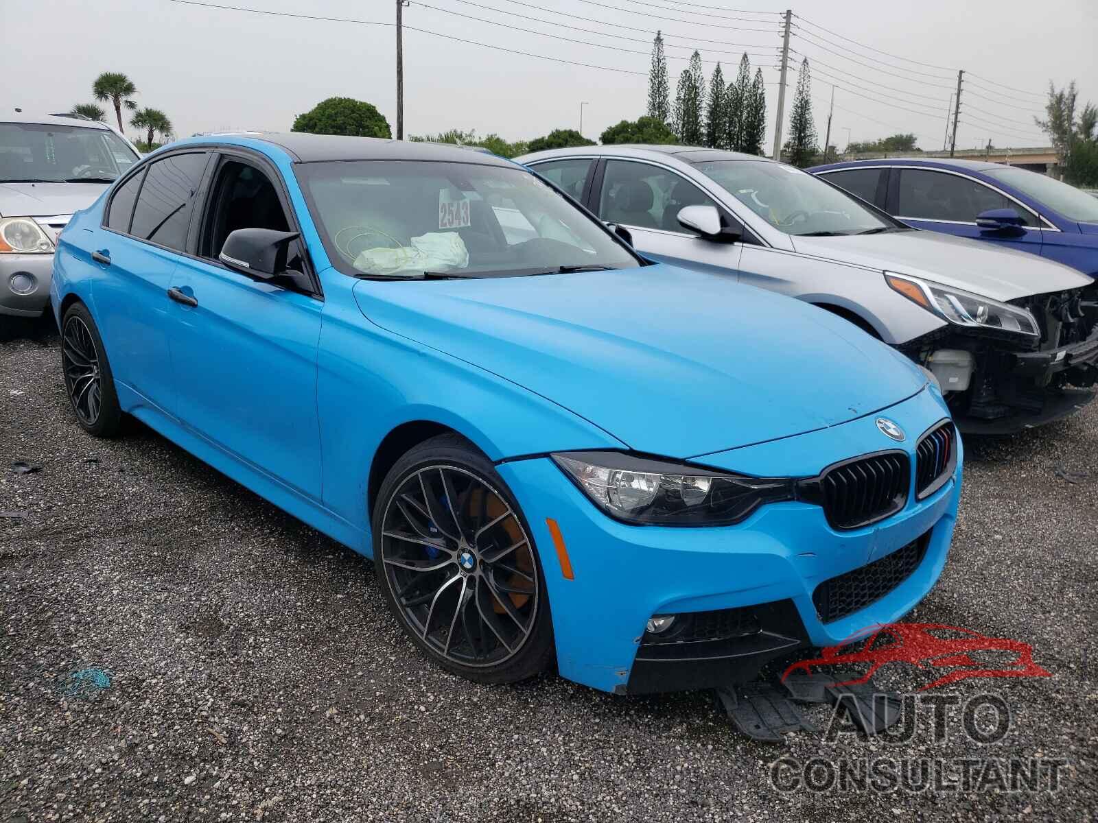 BMW 3 SERIES 2017 - WBA8B9G39HNU55457