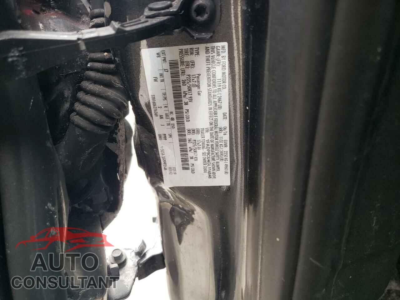 FORD CMAX 2016 - 1FADP5CU4GL114848
