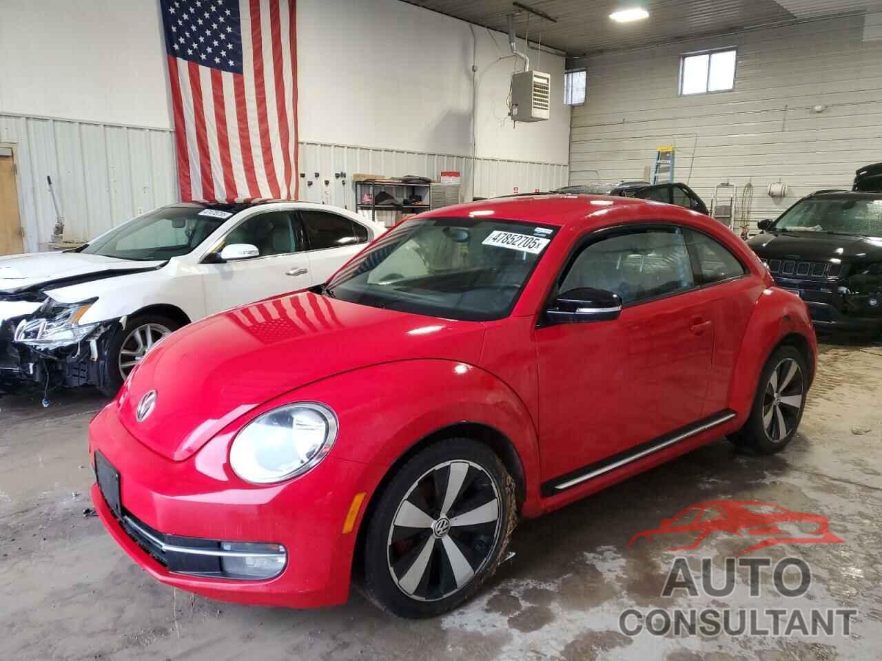 VOLKSWAGEN BEETLE 2012 - 3VWVA7AT8CM607203