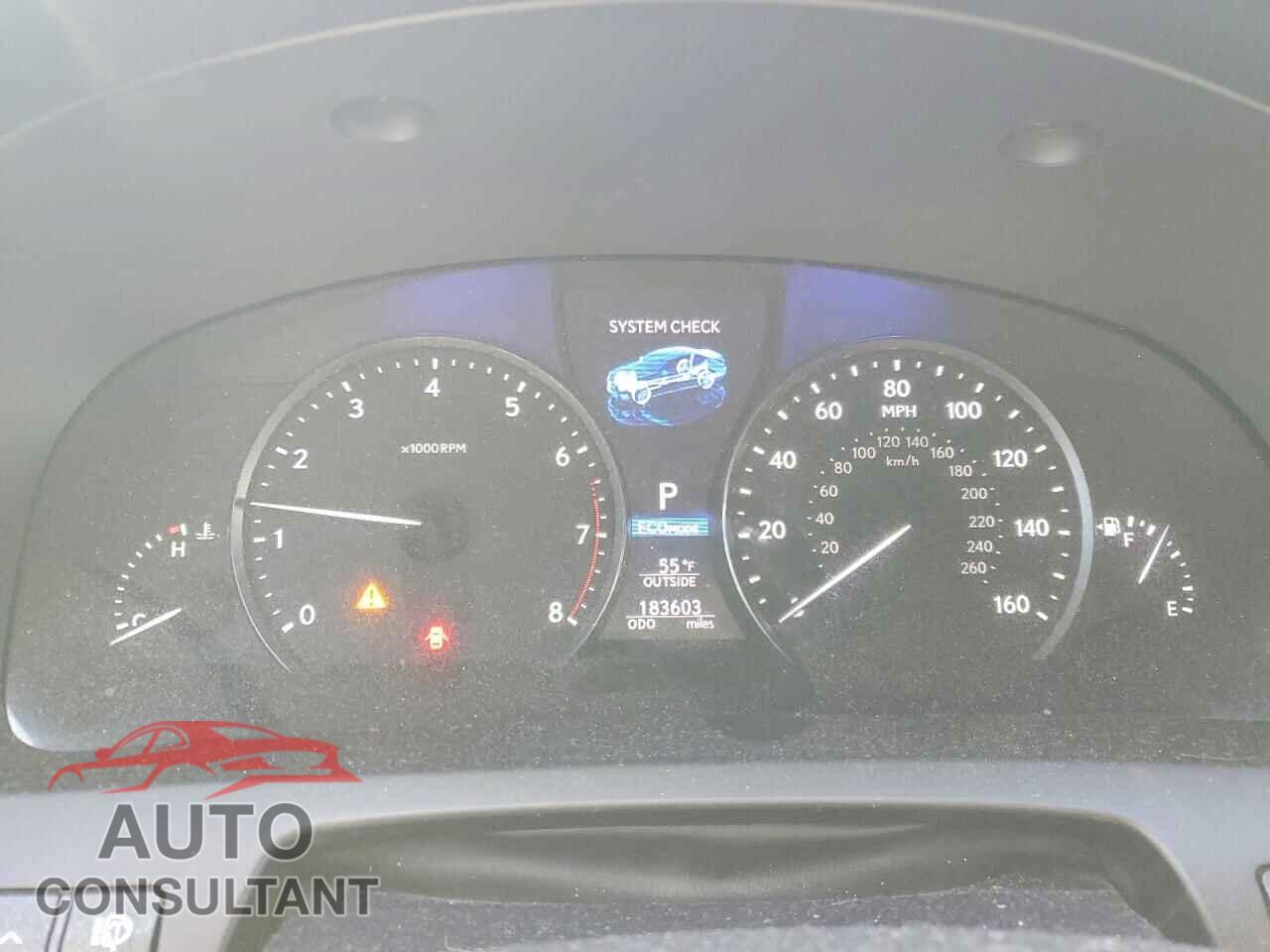 LEXUS LS460 2013 - JTHCL5EF7D5017299