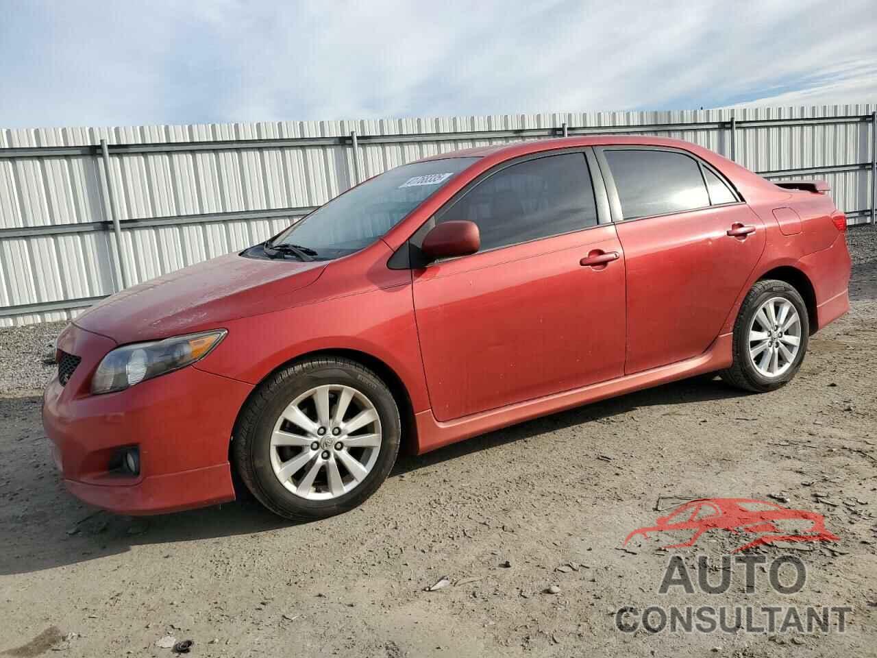 TOYOTA COROLLA 2009 - 2T1BU40E99C133858