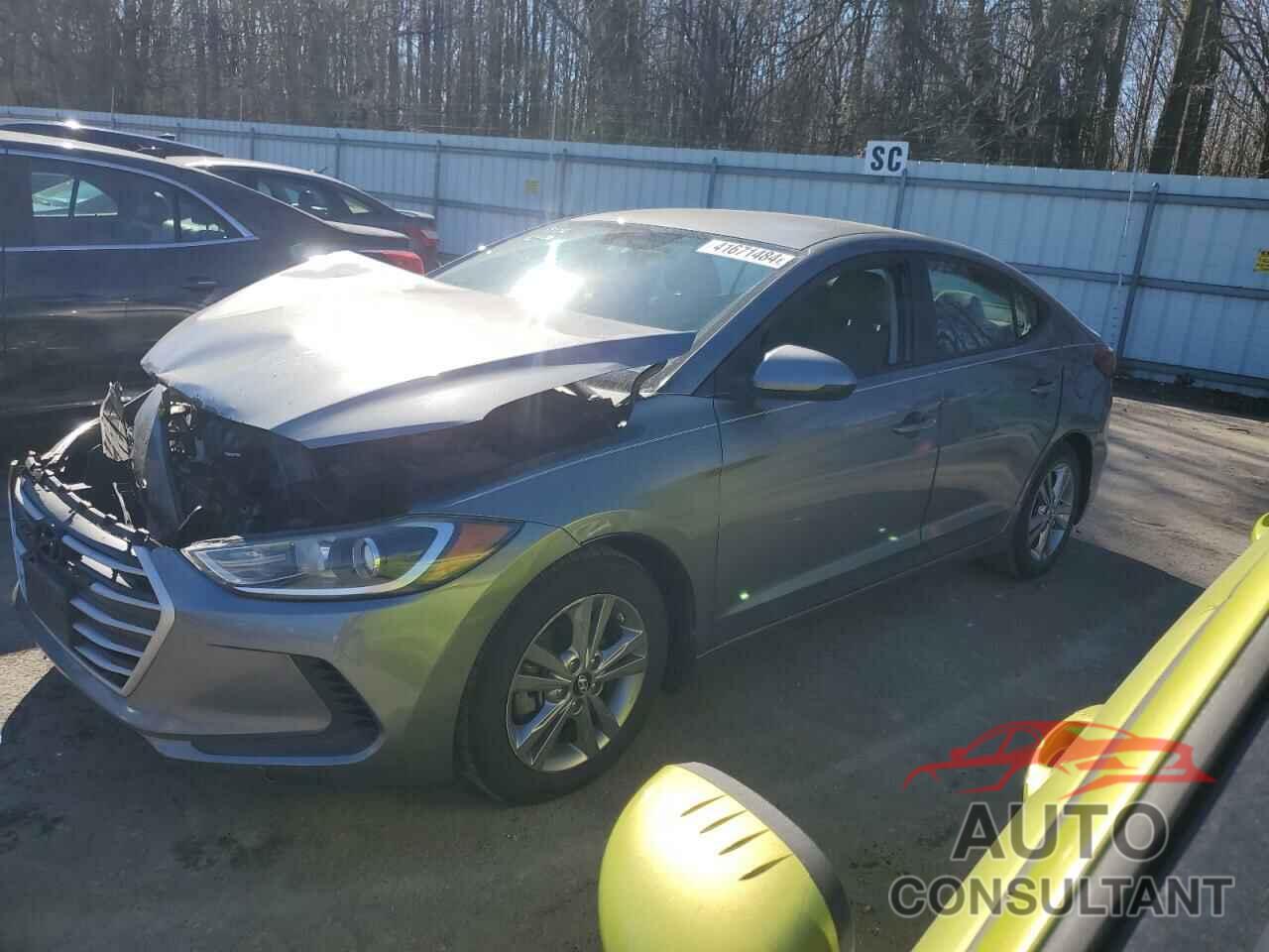 HYUNDAI ELANTRA 2017 - KMHD84LF9HU154739