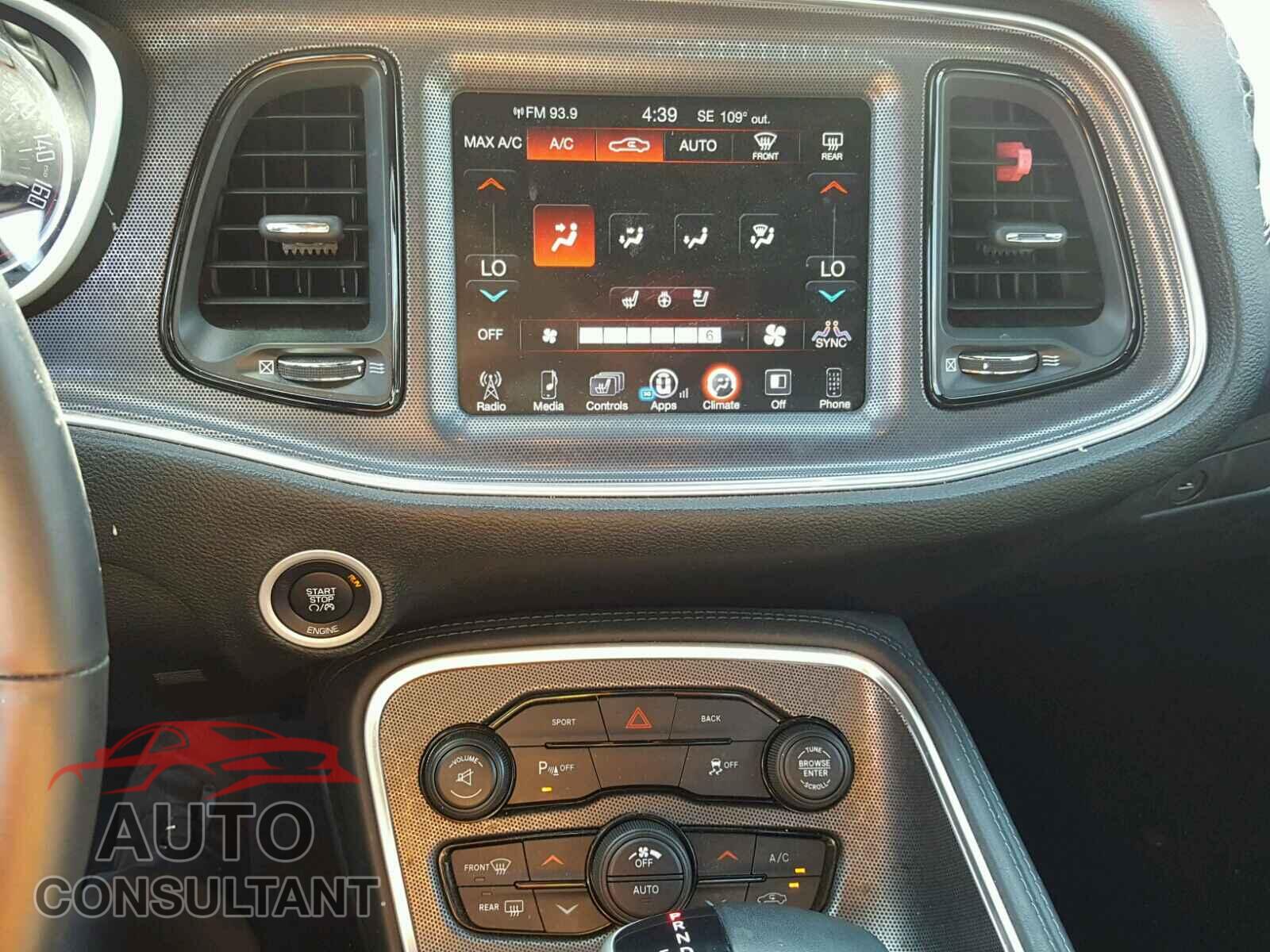 DODGE CHALLENGER 2016 - 2C3CDZAG2GH209400