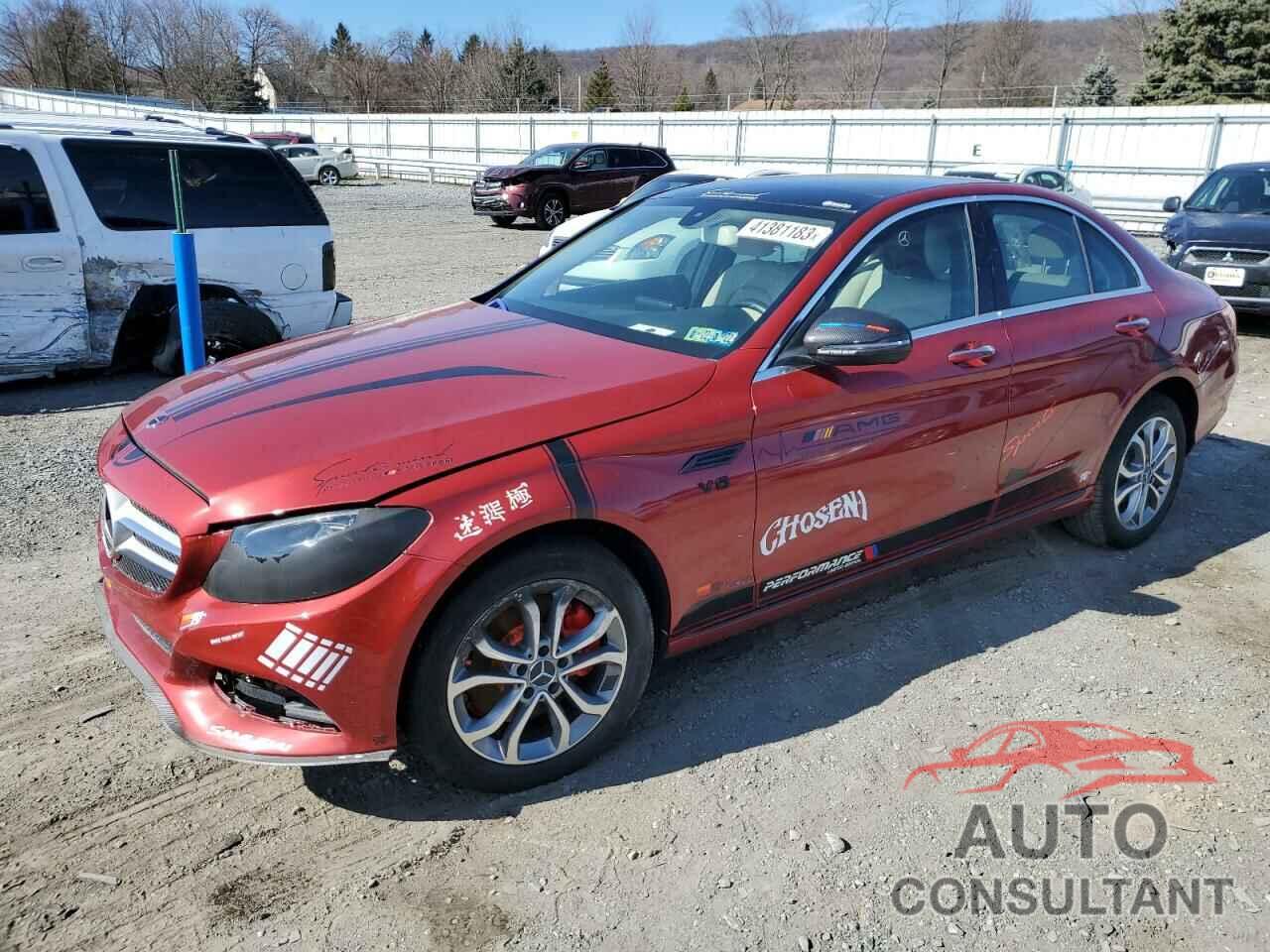 MERCEDES-BENZ C-CLASS 2017 - WDDWF4KB2HR296201