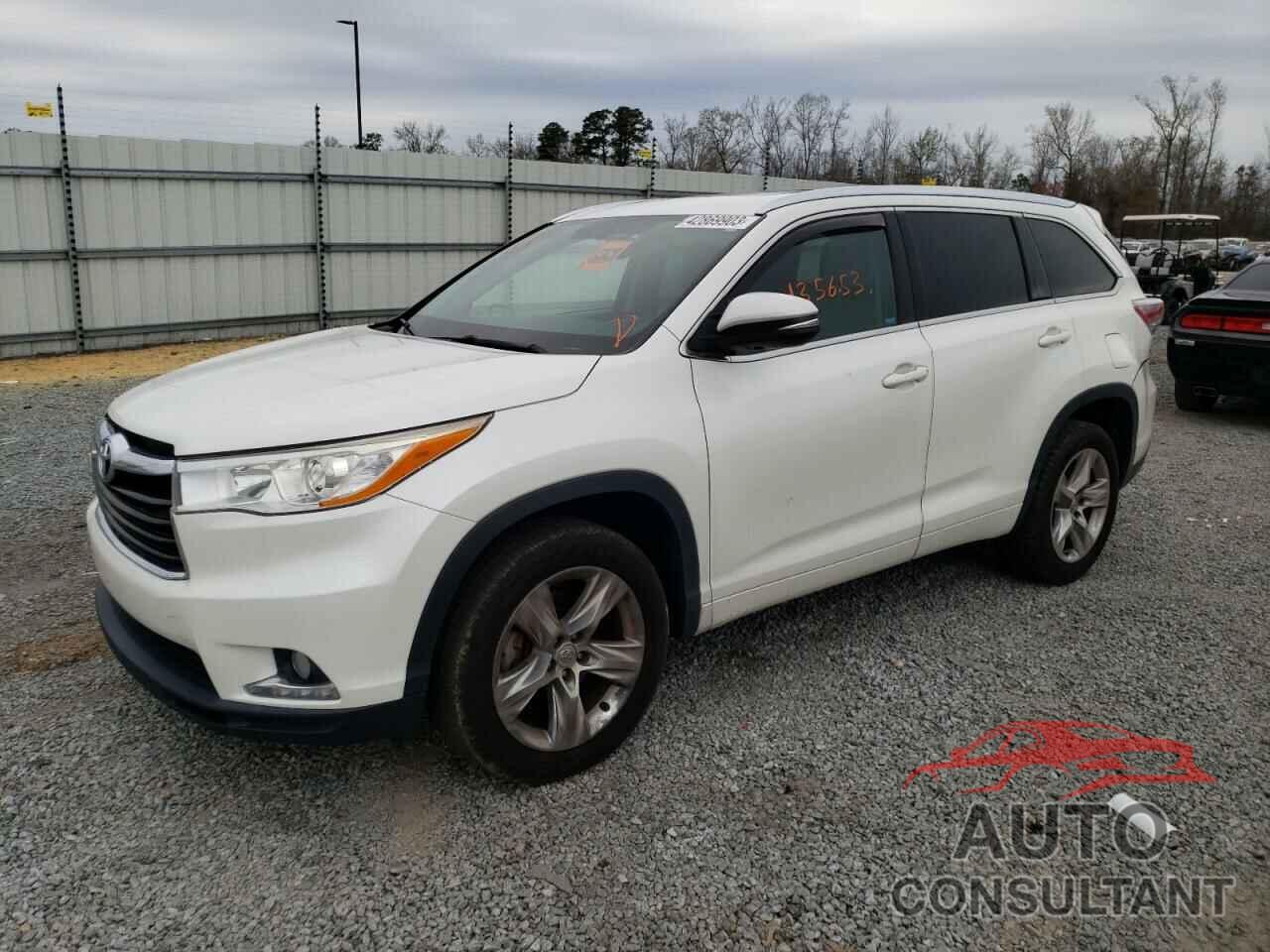 TOYOTA HIGHLANDER 2015 - 5TDYKRFH2FS067767