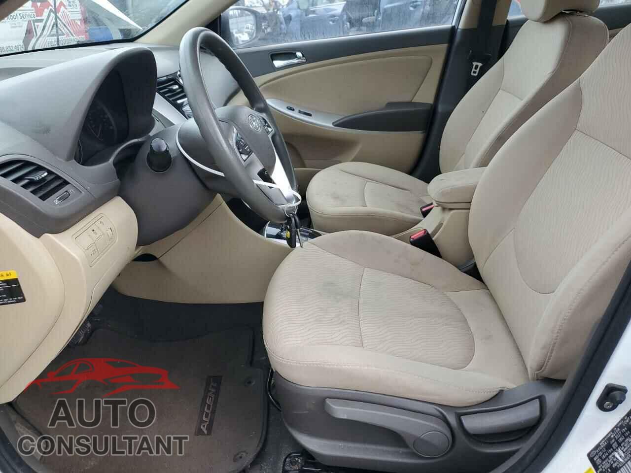 HYUNDAI ACCENT 2012 - KMHCU4AE7CU256258