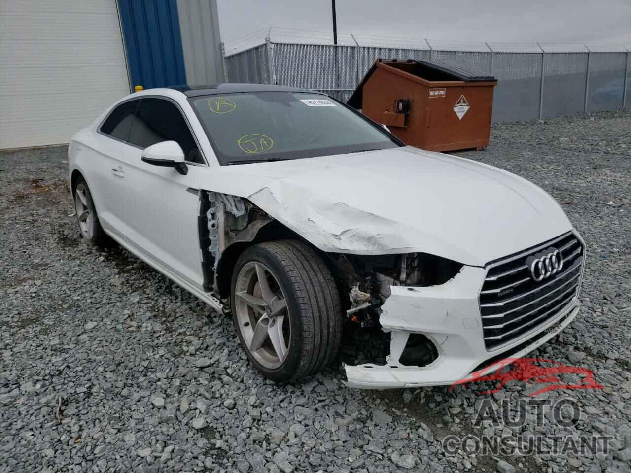 AUDI A5 2018 - WAUNNAF58JA003317