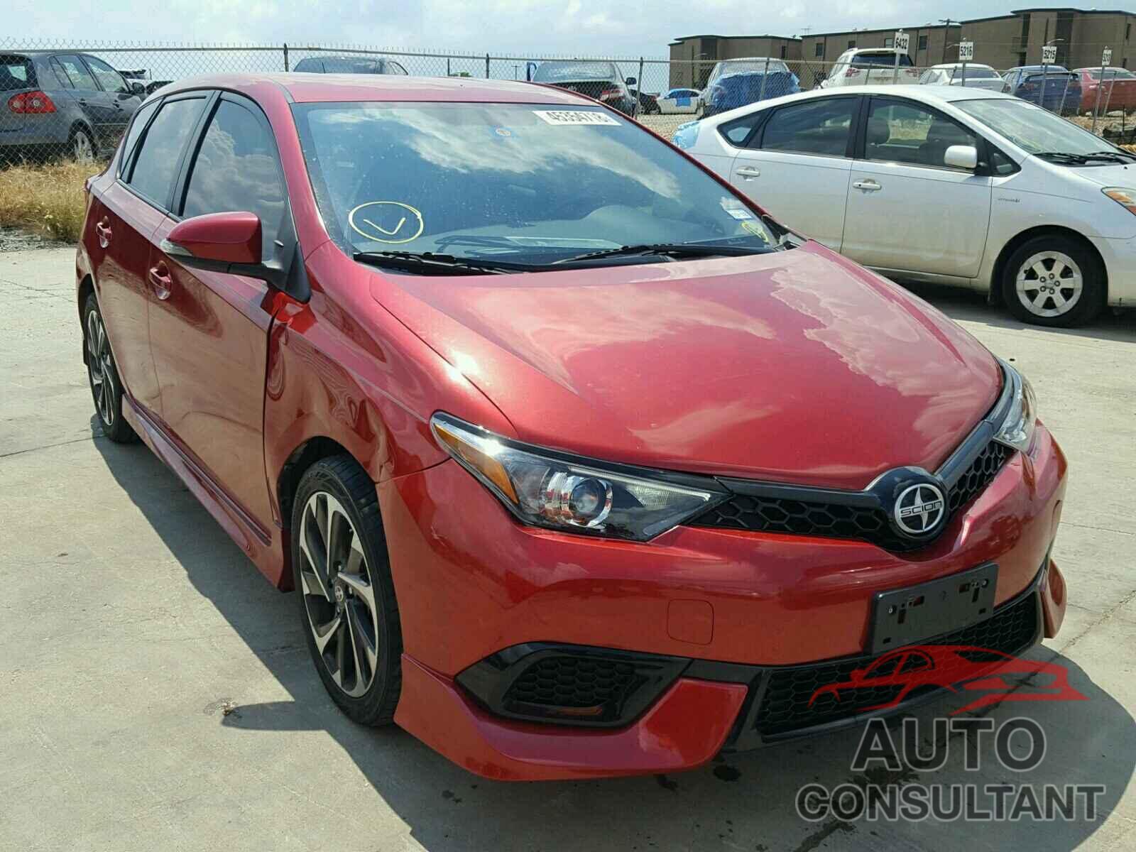 TOYOTA SCION 2016 - JTNKARJE4GJ509495