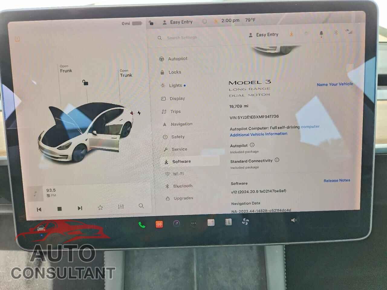 TESLA MODEL 3 2021 - 5YJ3E1EBXMF941736