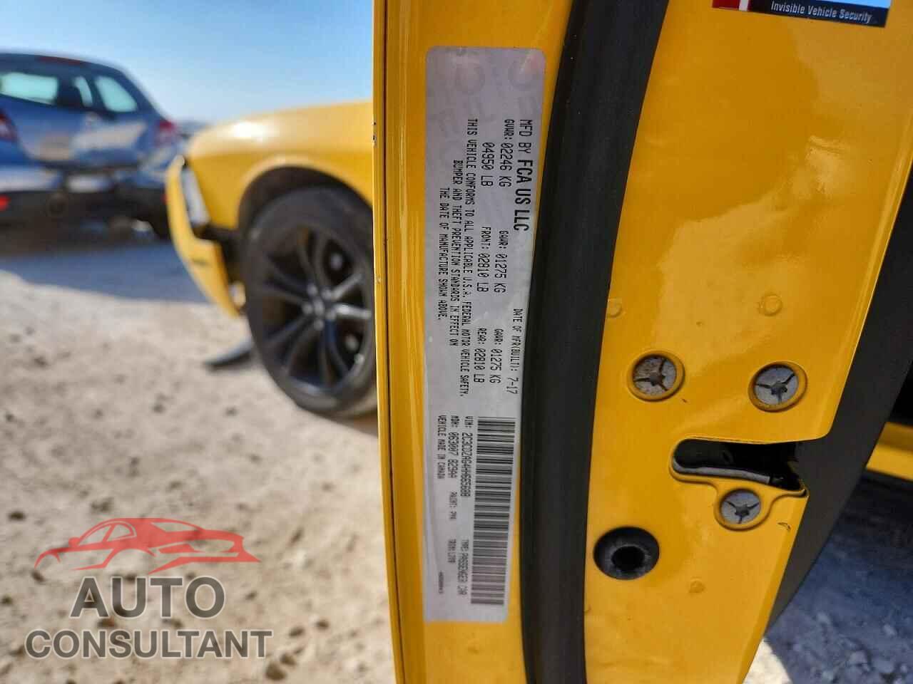 DODGE CHALLENGER 2017 - 2C3CDZAG4HH665688