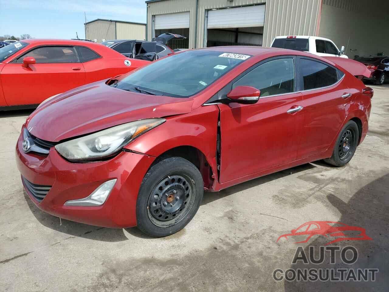 HYUNDAI ELANTRA 2016 - KMHDH4AE3GU573646