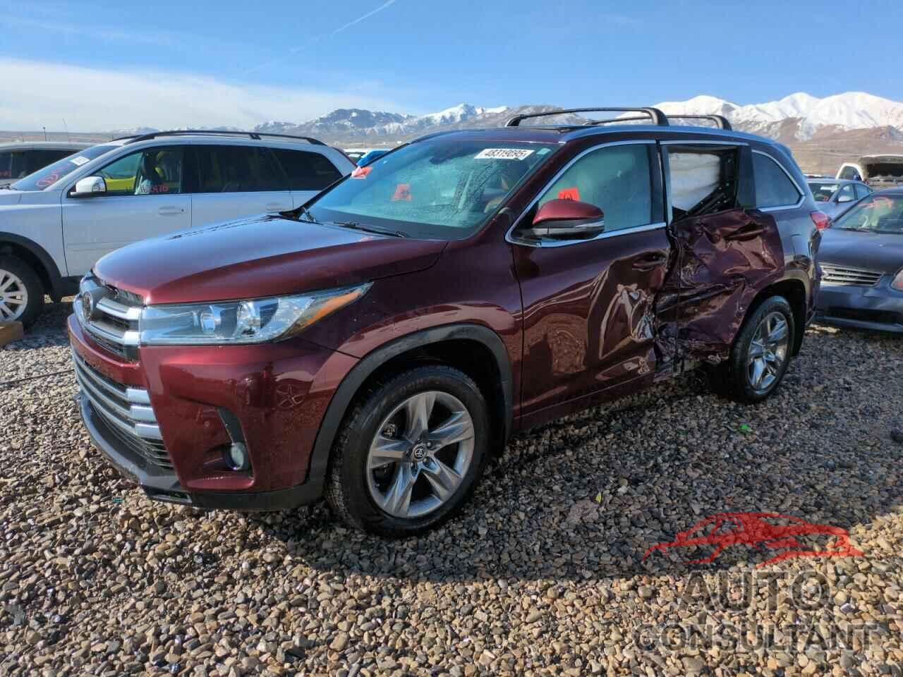 TOYOTA HIGHLANDER 2019 - 5TDDZRFH8KS998679