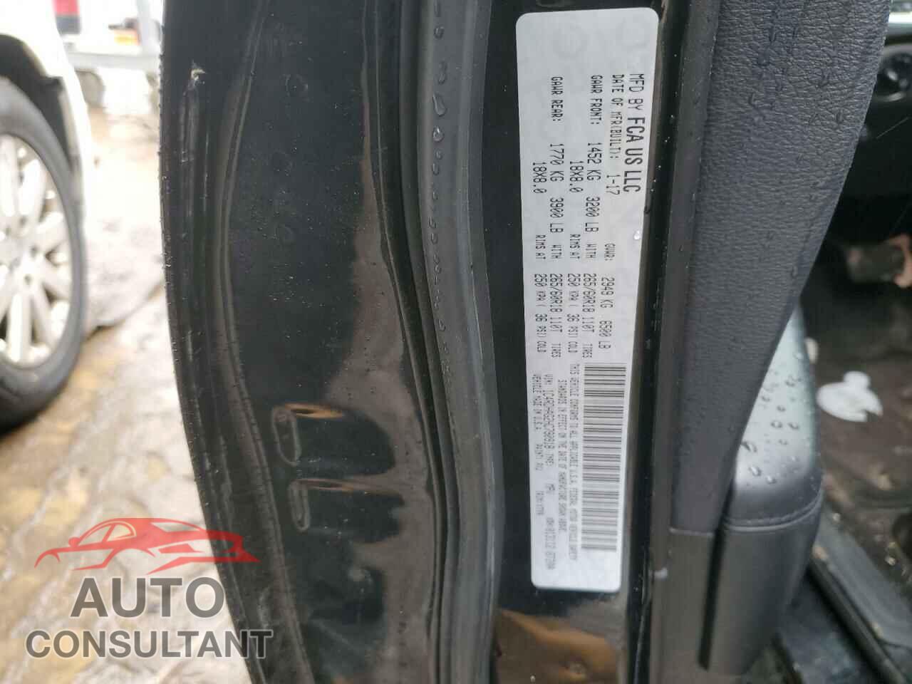 DODGE DURANGO 2017 - 1C4RDHAG2HC790918