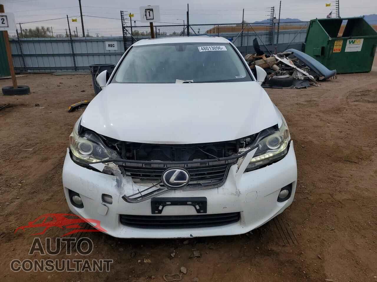 LEXUS CT 200 2013 - JTHKD5BH1D2170762