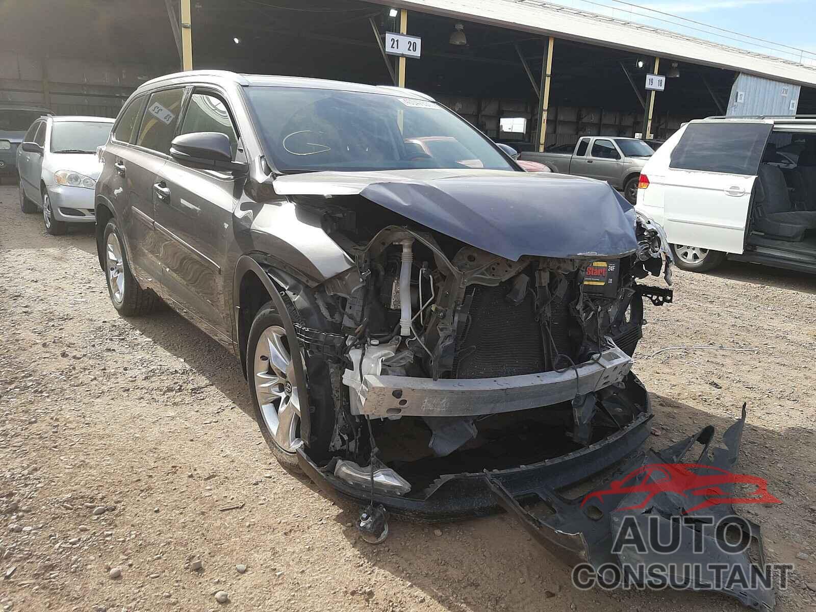 TOYOTA HIGHLANDER 2016 - 5TDDKRFH6GS271519