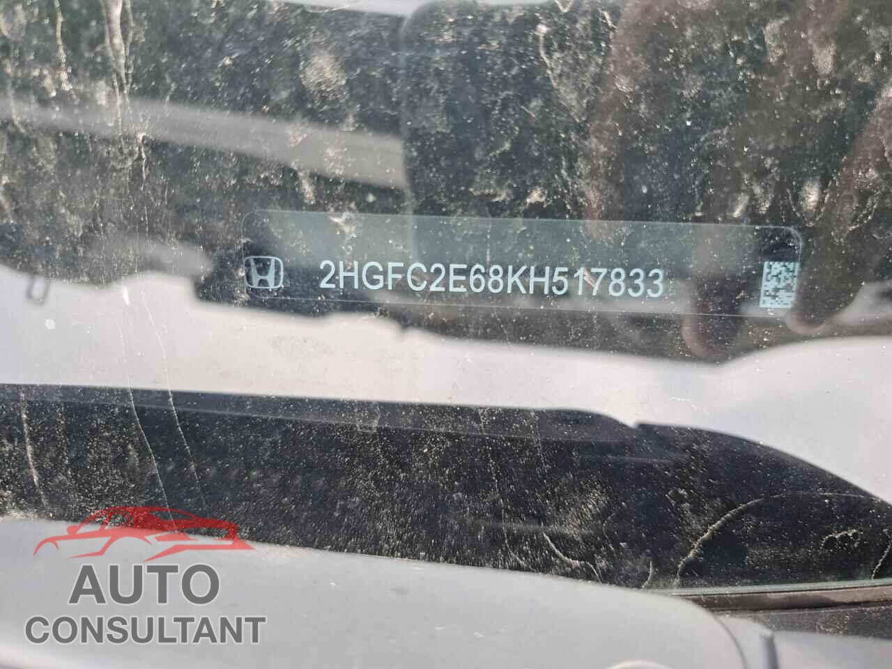HONDA CIVIC 2019 - 2HGFC2E68KH517833