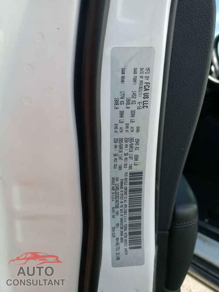 DODGE DURANGO 2016 - 1C4RDJDG3GC467396