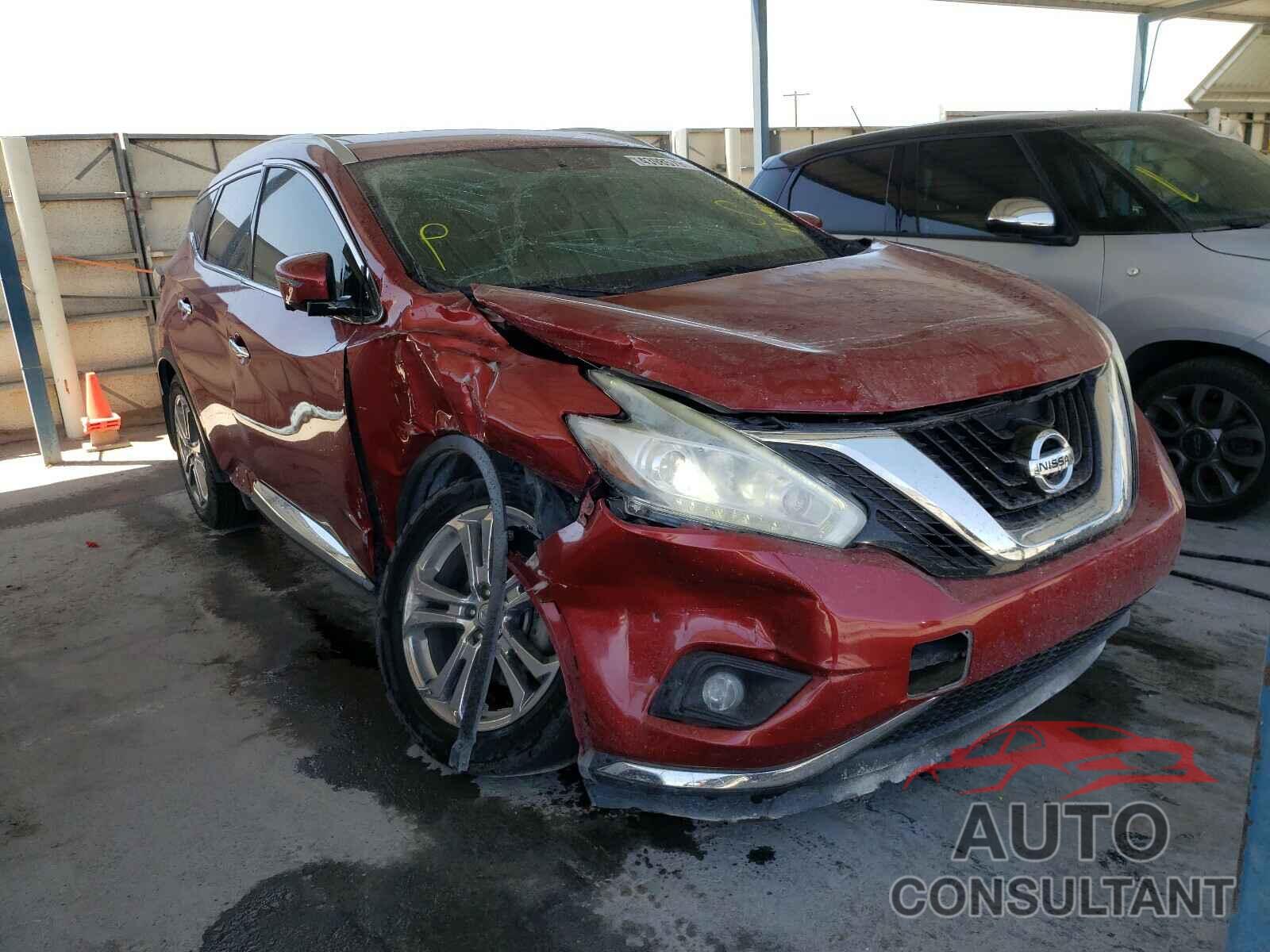 NISSAN MURANO 2016 - 5N1AZ2MH2GN105492