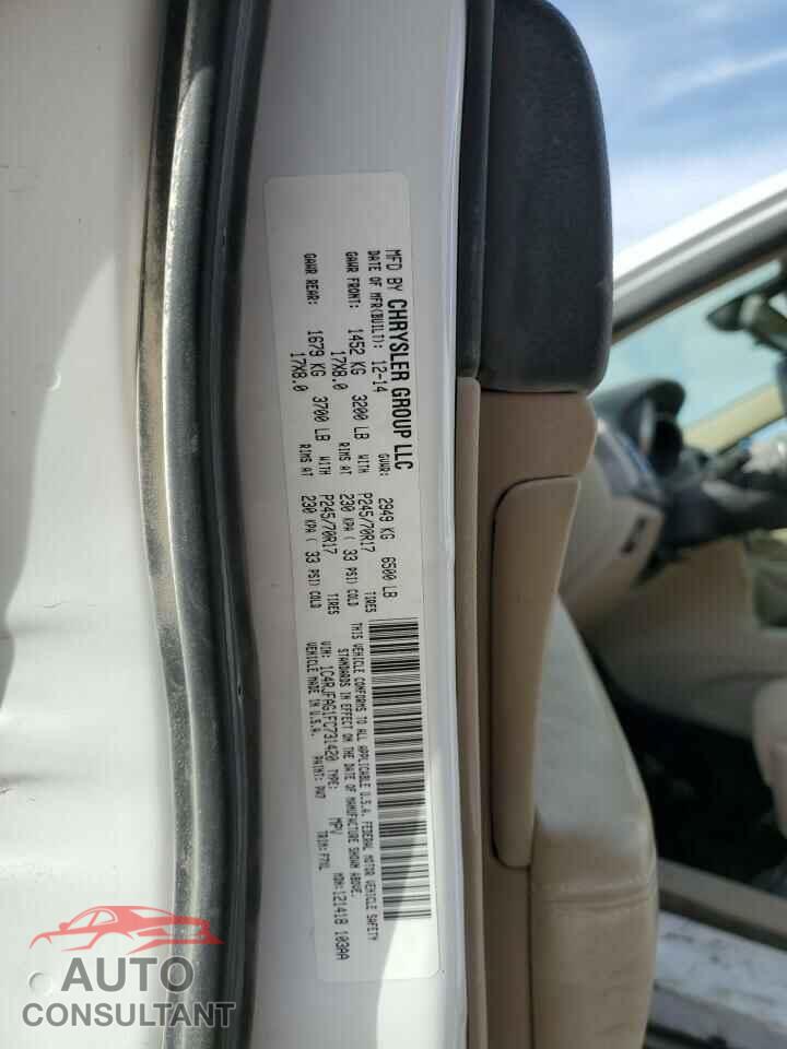 JEEP GRAND CHER 2015 - 1C4RJFAG1FC731420