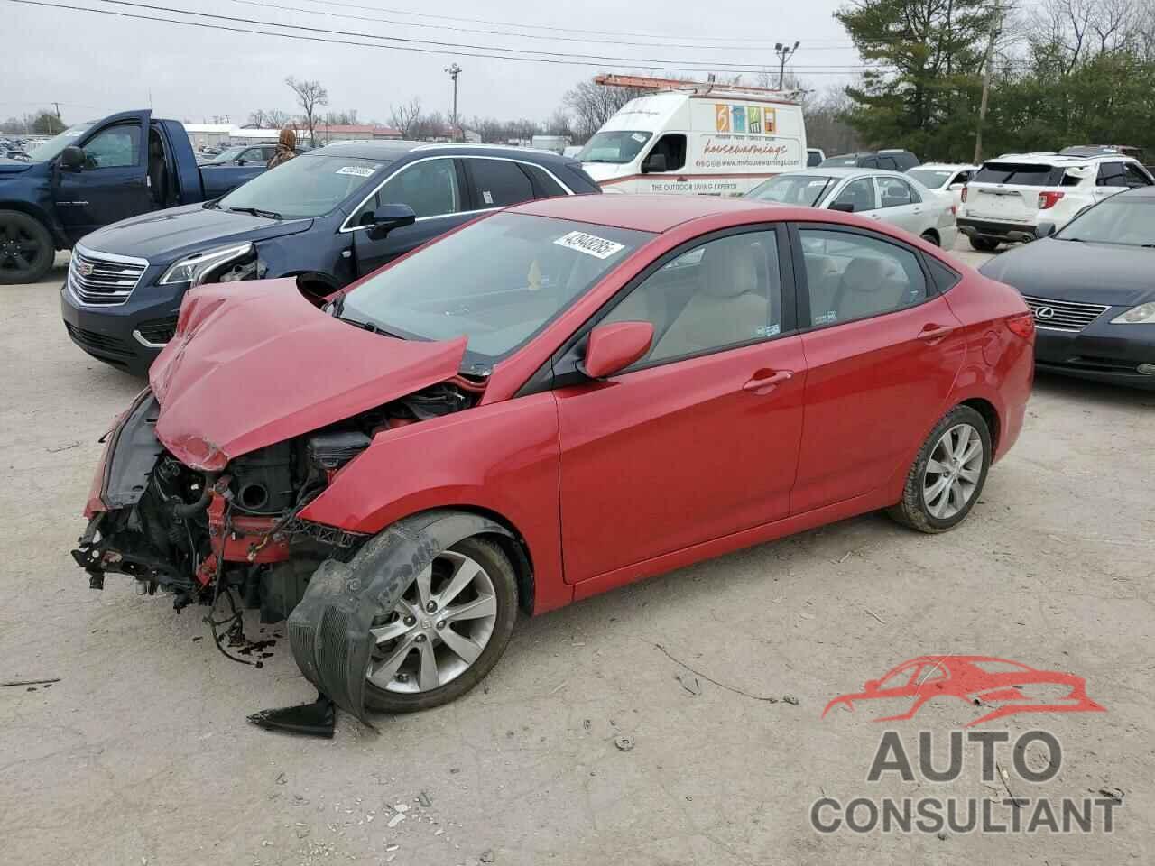 HYUNDAI ACCENT 2013 - KMHCU4AE4DU451767